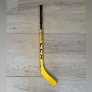 CCM Mini Toddler Preschool Black and Yellow Hockey Stick